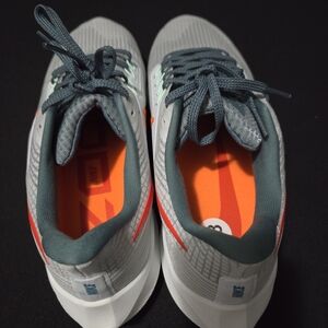 Nike Kids Gray and Red Sneakers